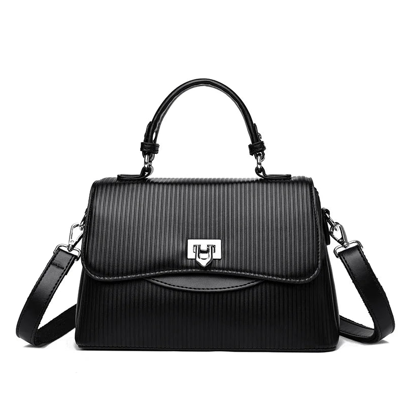 Luxury Large Capacity Multilayer Shoulder Bag | High-Quality PU Leather Designer Messenger | Sophisticated Sequined Casual Tote | Fashion-Forward Crossbody with Smart Partitioning Luxegan