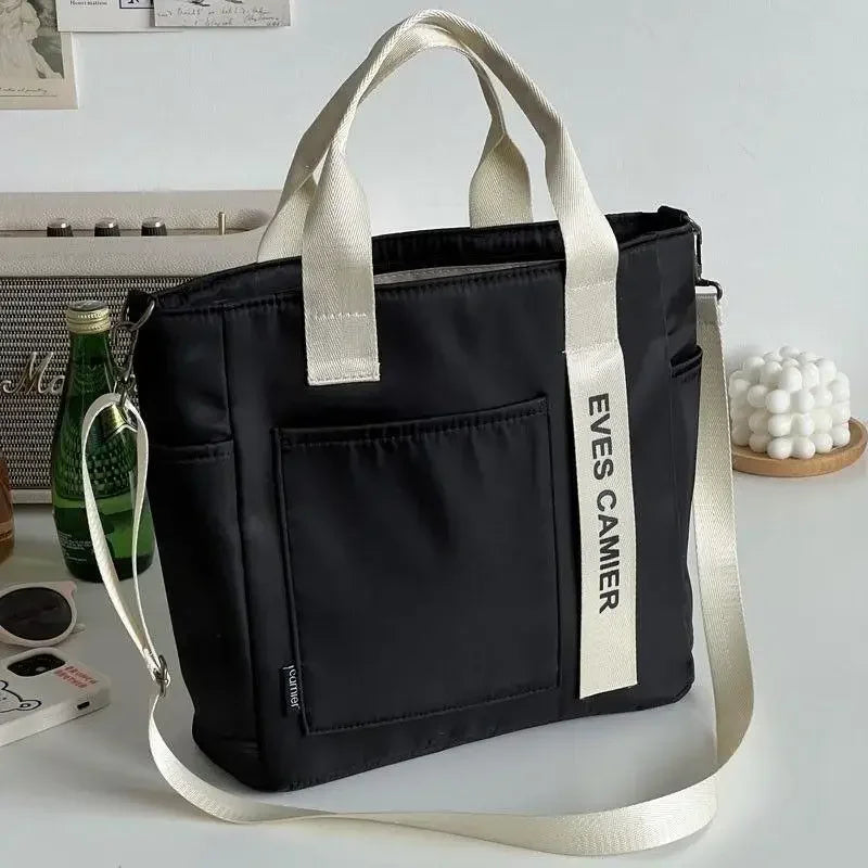 New Casual Tote Bag | Large Capacity Shoulder Bag & Waterproof Canvas Handbag Luxegan