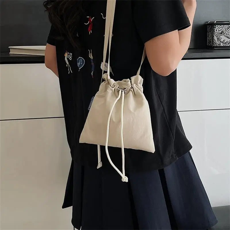 Nylon Crossbody Bag Soft Mini Phone Wallet | Multifunctional Square Shoulder Bag & Canvas Purse Messenger Bag Luxegan