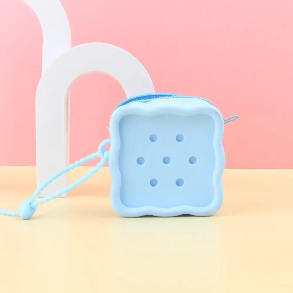 New Summer Bag Holes Coin Purse | Cute Silicone Mini Card Holder & Zipper Money Bag (Unisex) Luxegan