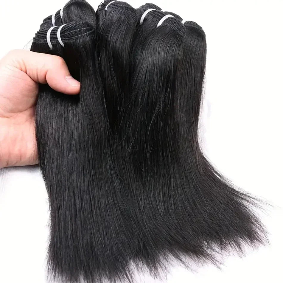 15A Grade Chinese Virgin Remy Straight Hair Bundles – 100g | Natural Black | 1/2/3/4 Pcs | 8–16 - view 2