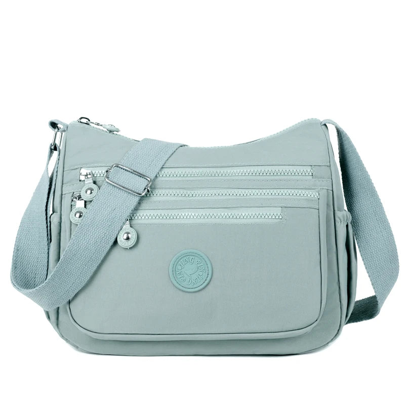 Waterproof Nylon Messenger Bag | Fashion Satchel Shoulder & Crossbody Luxegan