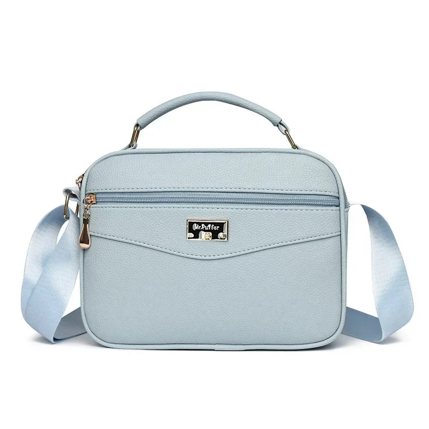 Large Capacity Foreign Trade PU Small Square Bag | New Women's Simple Handbag & Versatile Crossbody Purse Luxegan