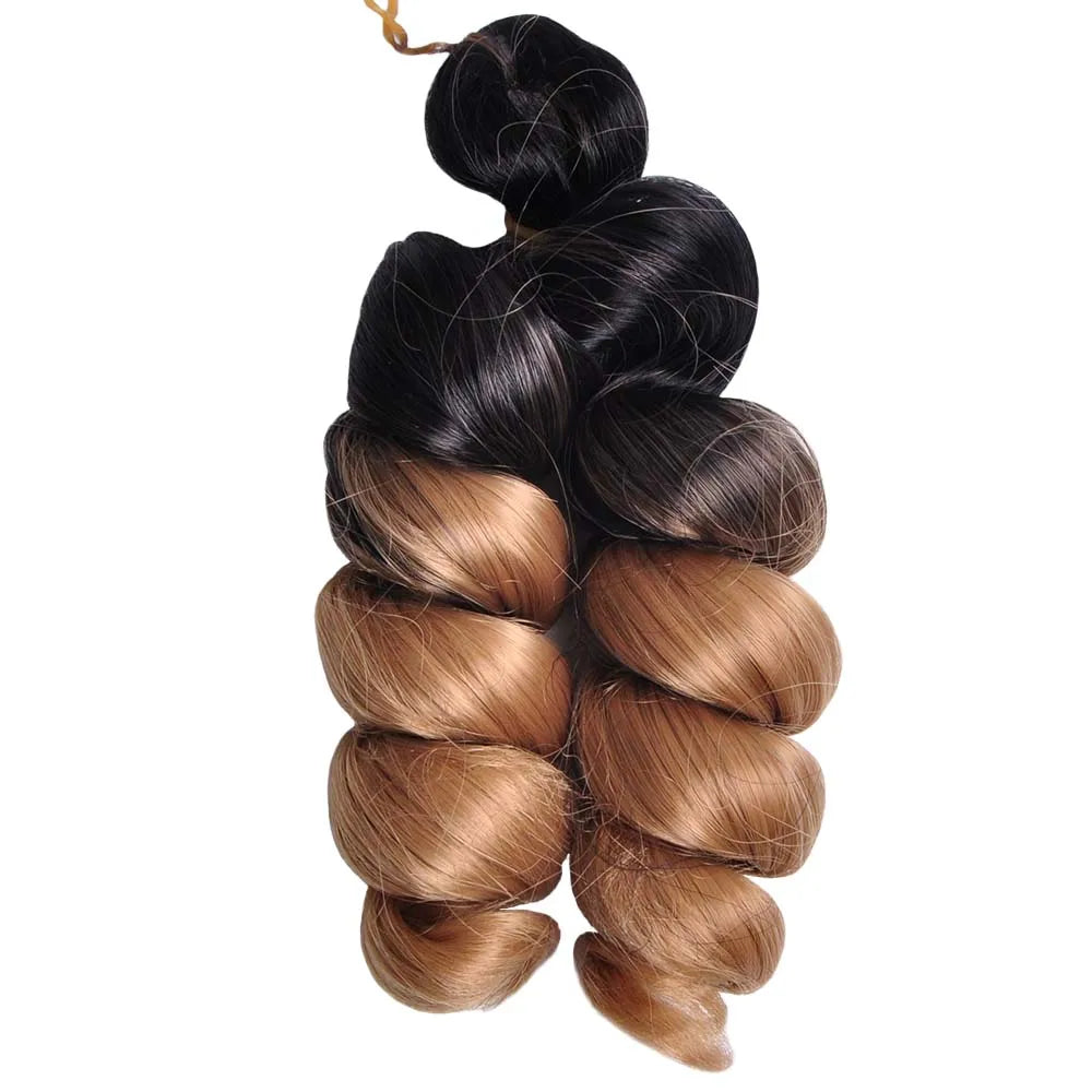 12 Inch French Curls Loose Wave Crochet Braids – Spiral Curly Synthetic Hair for Women - view 20