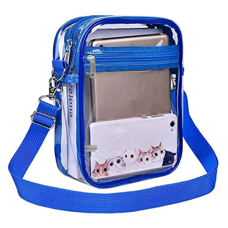 Transparent Crossbody Bag | Simple Waterproof Small Square Bag Luxegan