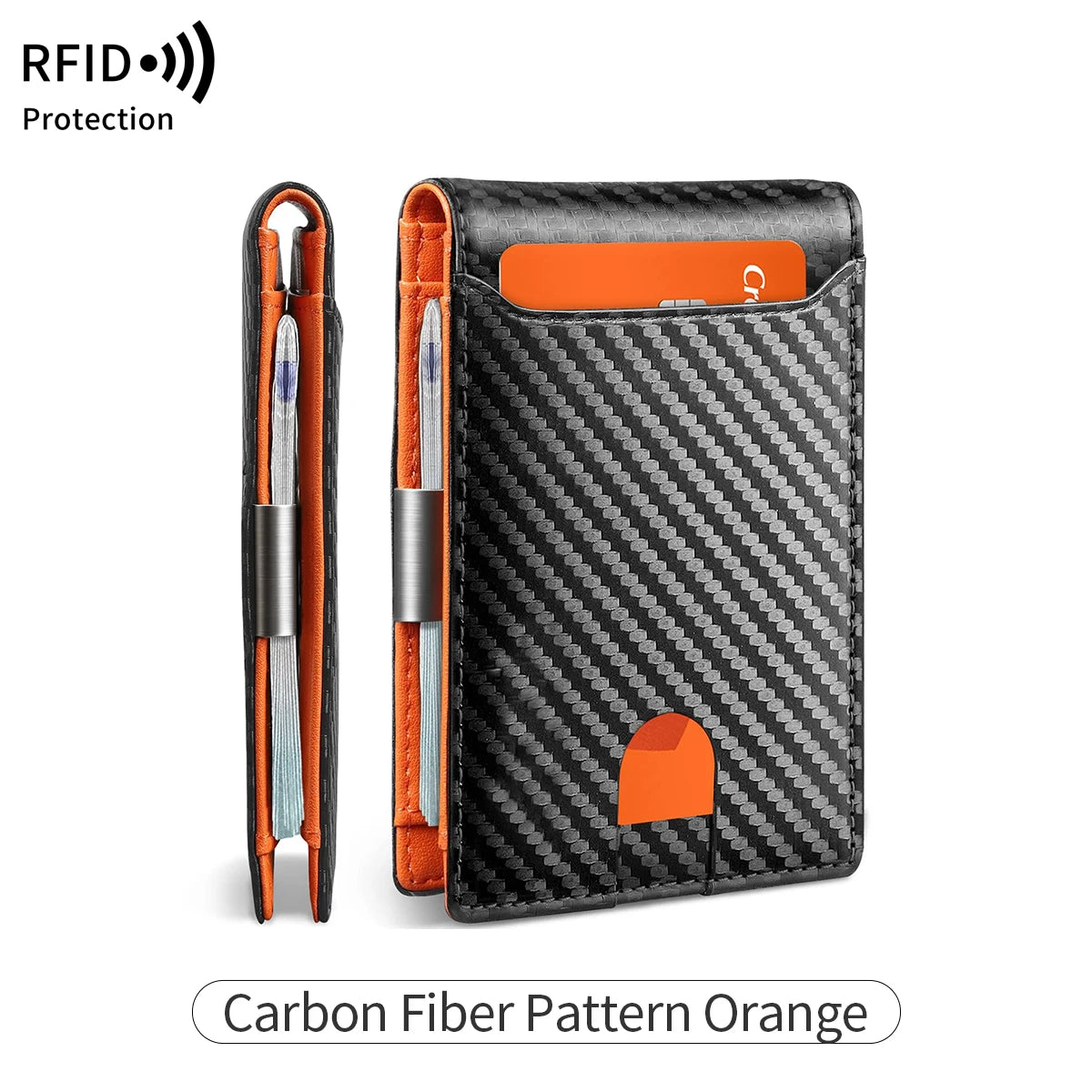 Minimalist Fashion Men's Mini Wallet | Sophisticated "Ultra-Thin" Silhouette | RFID-Blocking 11-Card Multifunctional Billfold | "Dignified" High-Performance Portable Essential for Radiant Versatile Styling Luxegan