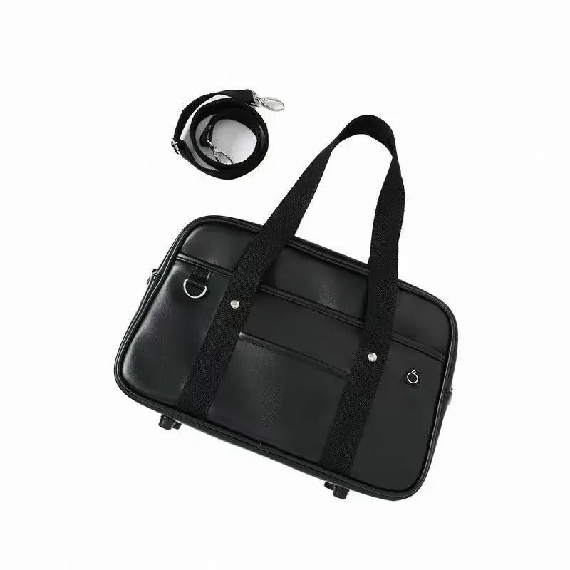 Japanese 2D Student JK Uniform Bag | Girl PU Backpack & COS Waterproof Shoulder Crossbody Bag Luxegan