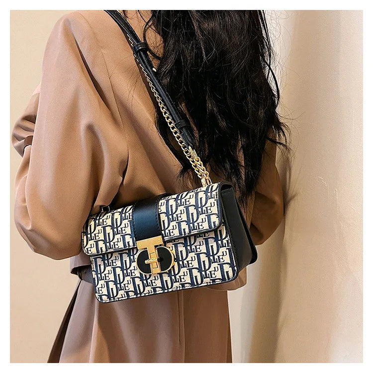 Microfiber Baguette Shoulder Bag | Fashion Luxury Designer Crossbody Clutch Luxegan