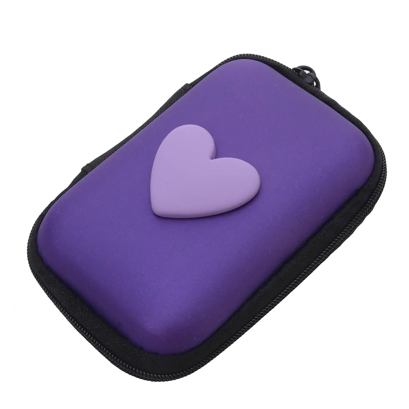 Cute Headphone & Data Cable Storage Bag | Rectangular Box Zipper Pouch Luxegan