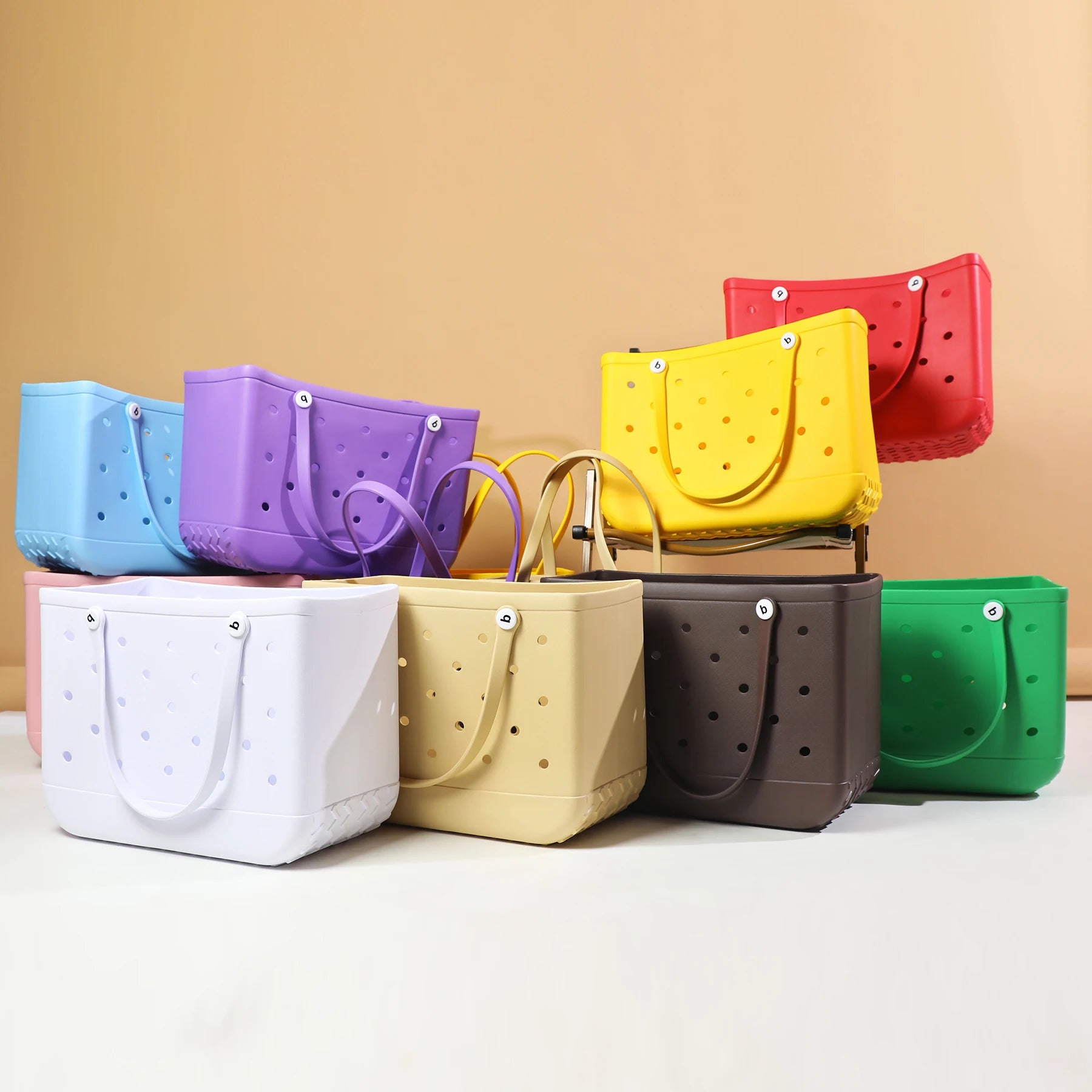 XL Waterproof TPU Beach & Travel Tote (Jelly Tote) Luxegan