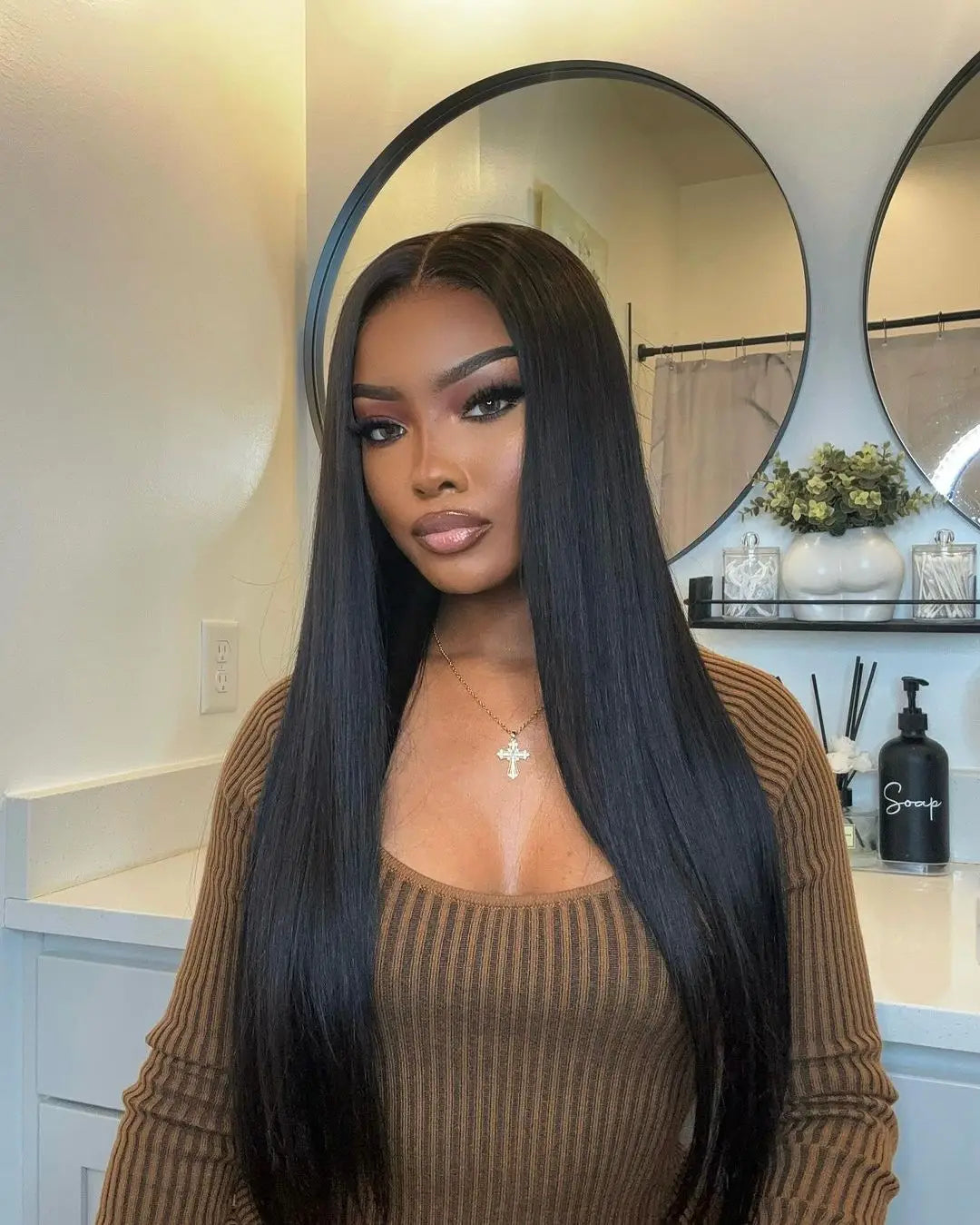Phashion Straight Human Hair Bundles 1/3 Pcs/Lot 30 32 Inch Remy Hair Extensions For Black Women Brazilian Weave Natural Color