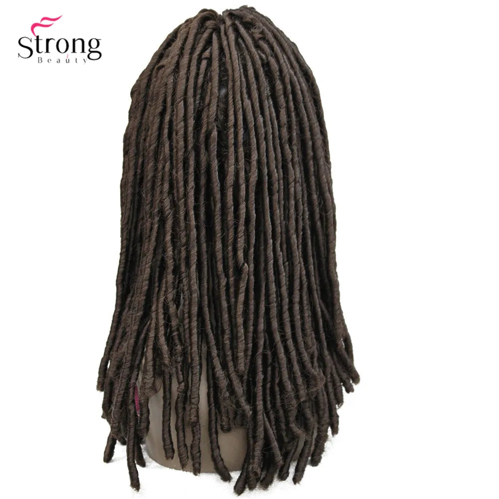 StrongBeauty Twist Hair Crotchet Braids Wigs Synthetic Dreadlocks Braids Hair Wig Luxegan
