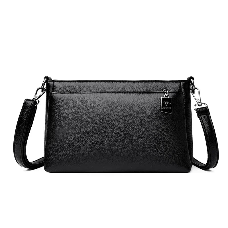 Women's Floral Patterned Shoulder Bags | High-Quality Leather Crossbody Bag & Elegant Commuting Handbags Luxegan