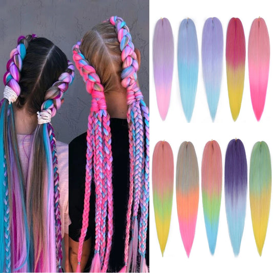 Pre-Stretched Kanekalon Braiding Hair 22 Inch | 60G Yaki Straight Twist Braid | 105 Colors - view 2