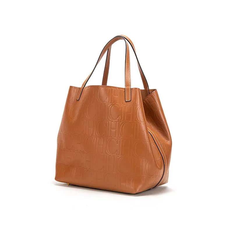 Elegant Classic Bucket Tote | Large Capacity Retro Shoulder Bag Luxegan