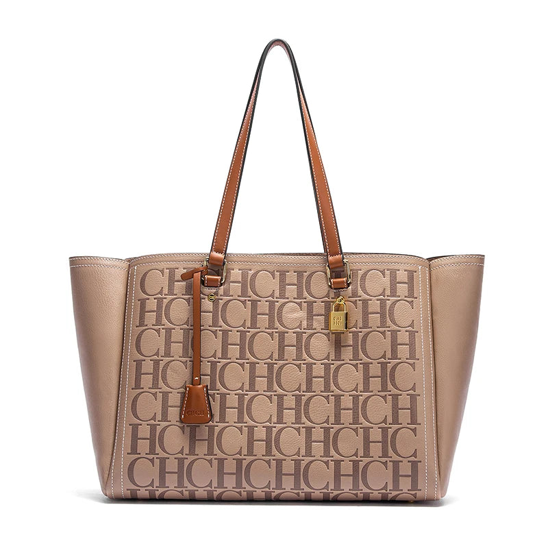 New Embossed Handbag | Large Capacity Commuter Bag for Women's Travel (Stylish & Spacious Tote) Luxegan