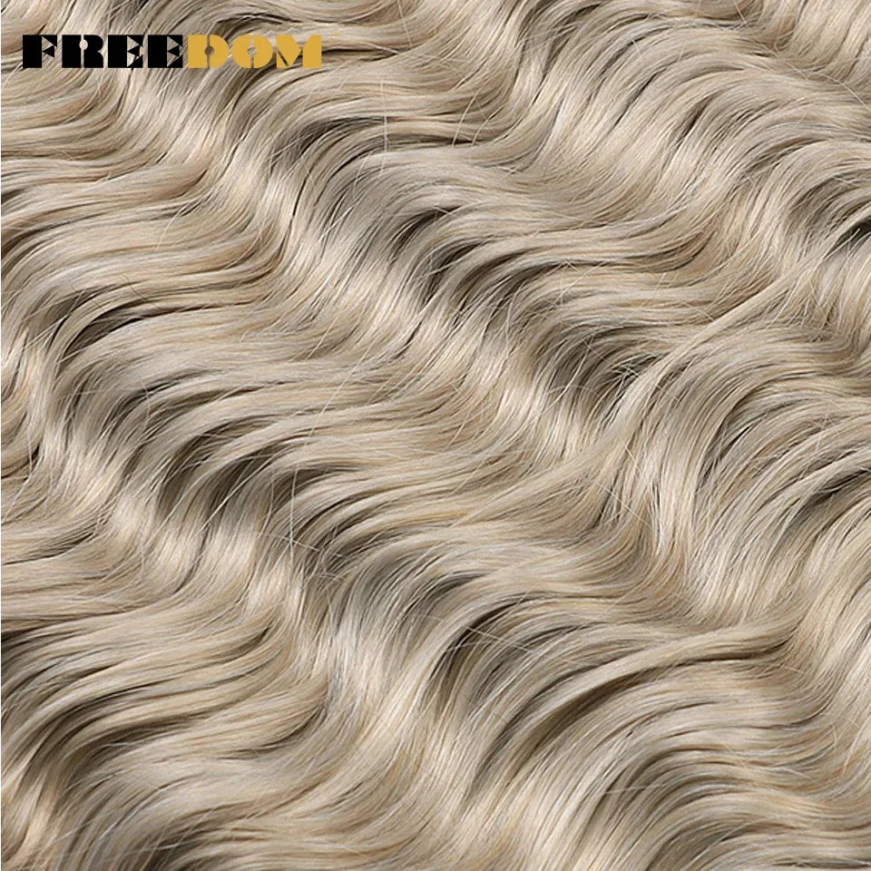 Synthetic Water Wave Crochet Hair | 24 Inch Ombre Braids