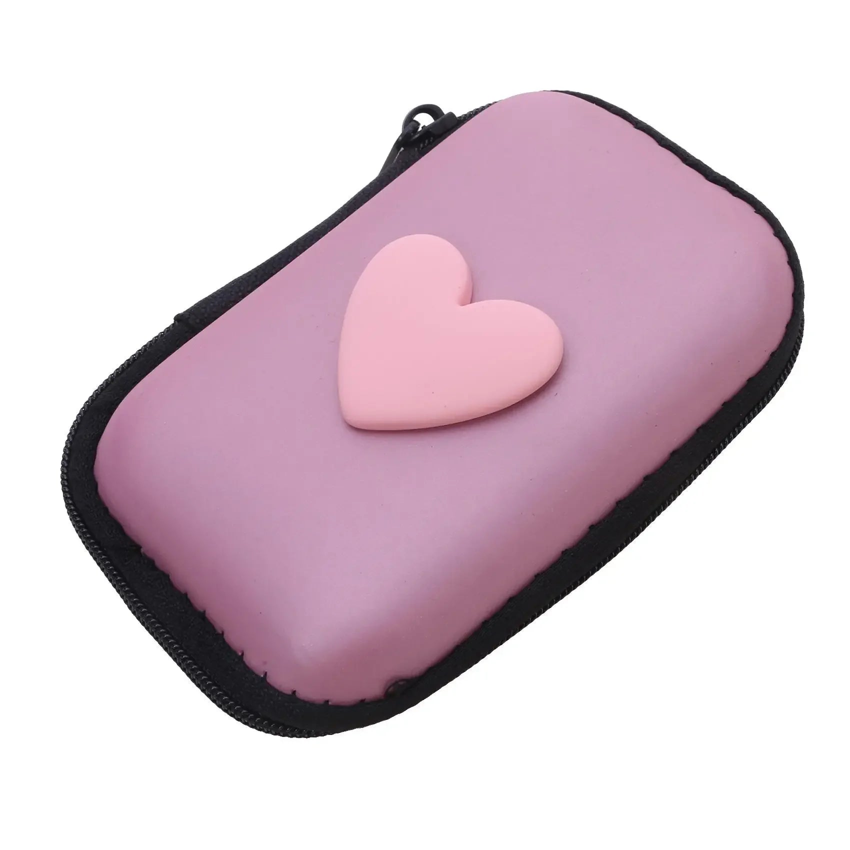 Cute Headphone & Data Cable Storage Bag | Rectangular Box Zipper Pouch Luxegan