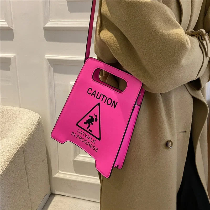 Novelty Stop Sign Purse | PU Leather Handbags & Fashion Crossbody Bag Luxegan