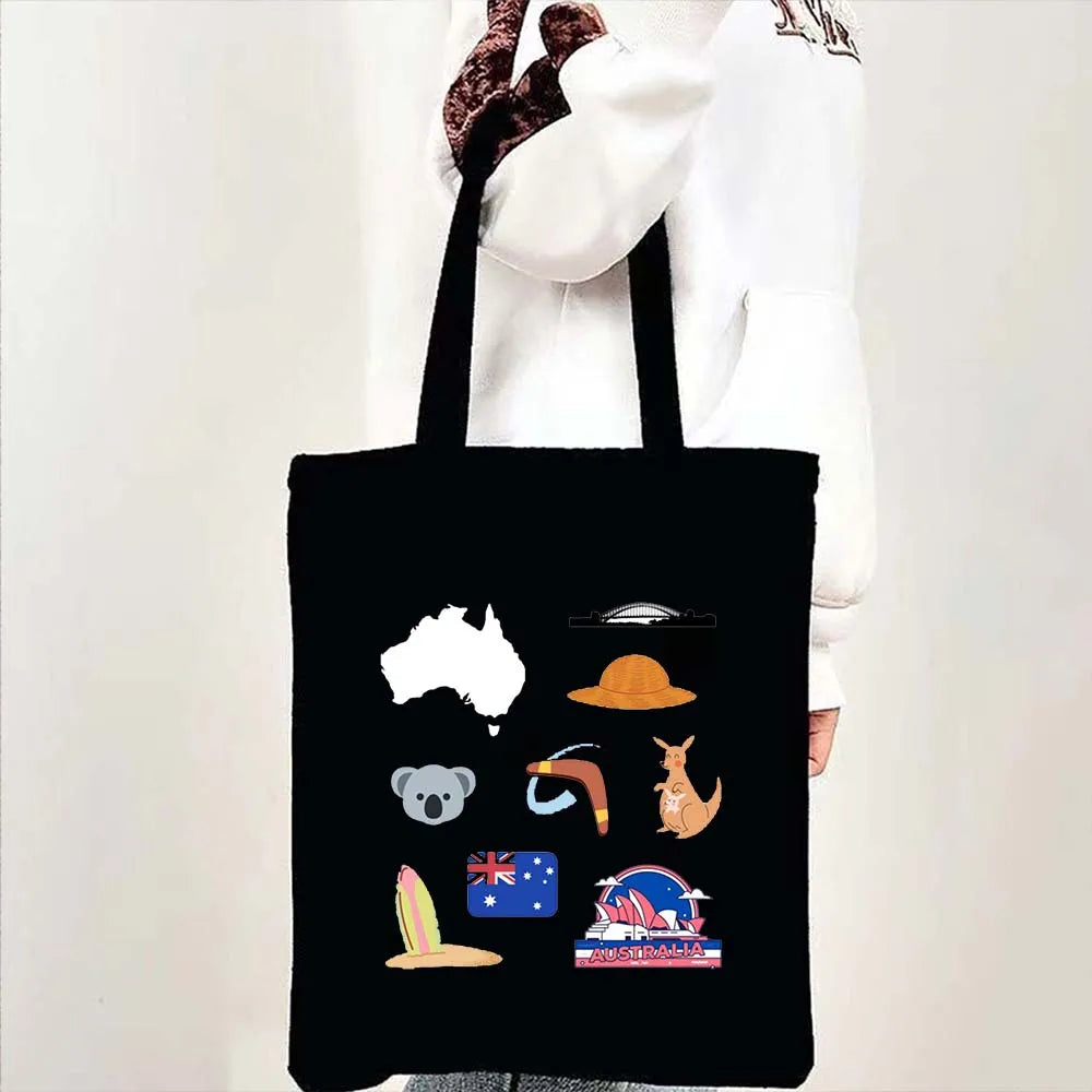 Woman's Large Capacity Canvas Tote Bag | Stylish Travel & Shopping Shoulder Handbag (Work, Gym, Grocery, Eco-Friendly) Luxegan