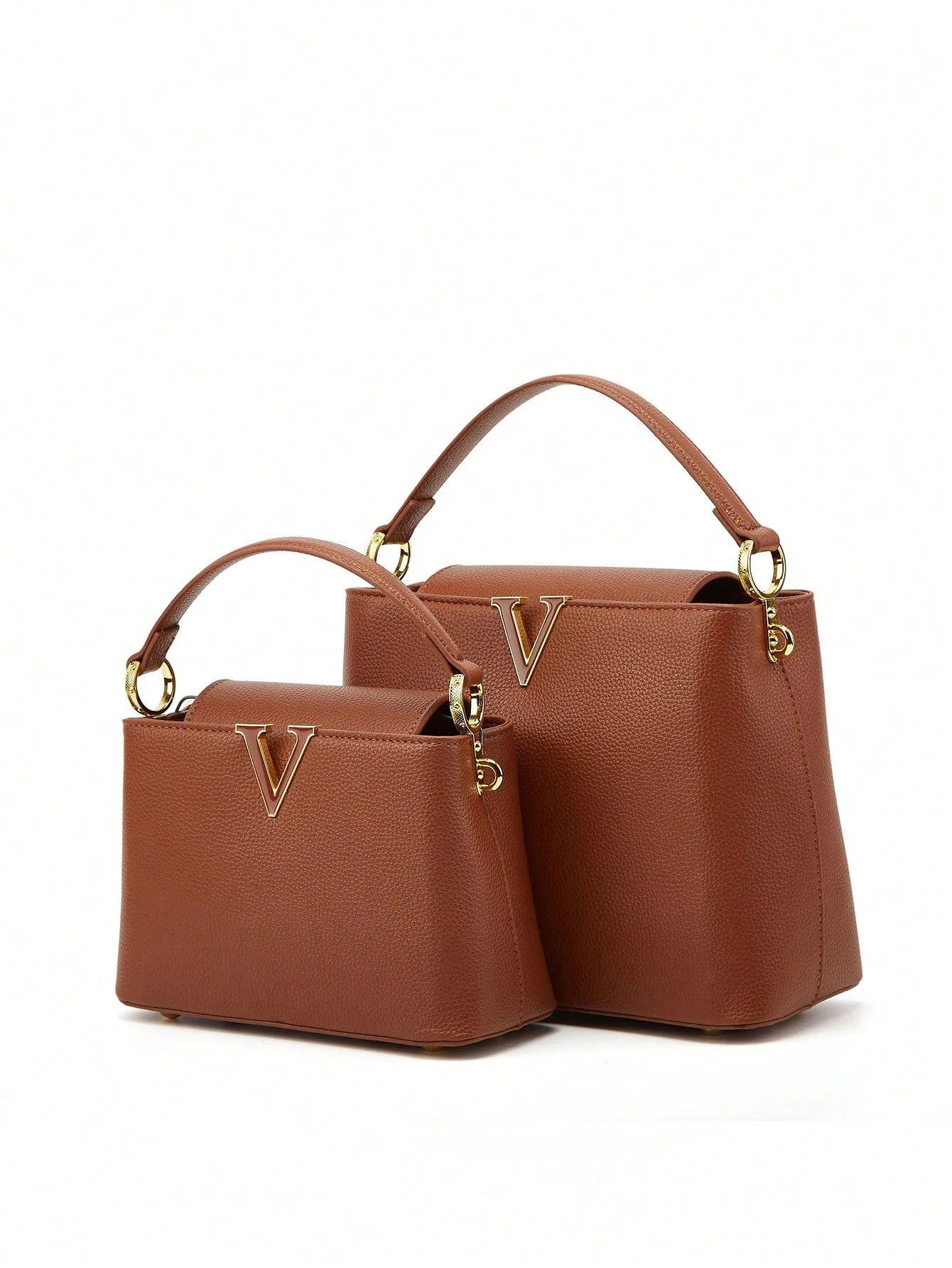 New Simple V-Shaped Decorative Handheld Messenger Bag Luxegan