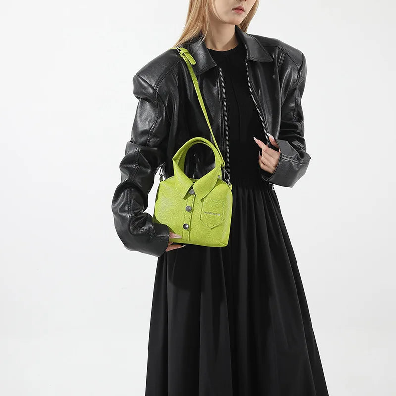 Square Compact Shoulder & Crossbody Bag | Unique Design High Quality Handbag for Women (Designer Style Bolso) Luxegan