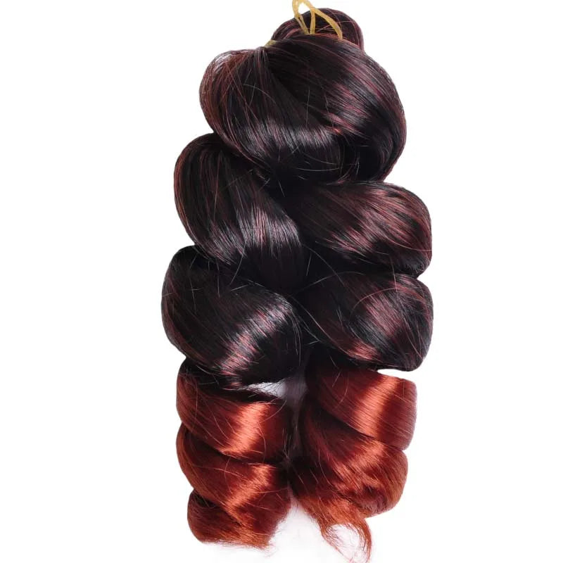 12 Inch French Curls Loose Wave Crochet Braids – Spiral Curly Synthetic Hair for Women - view 29