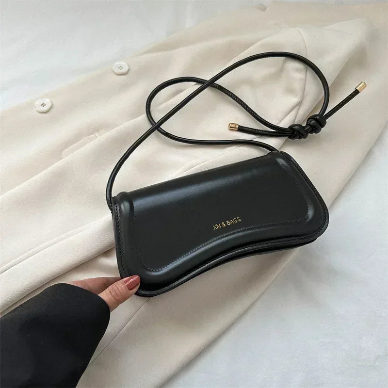 Ladies Underarm Bag | PU Leather Crossbody & Top-Handle Purse Luxegan