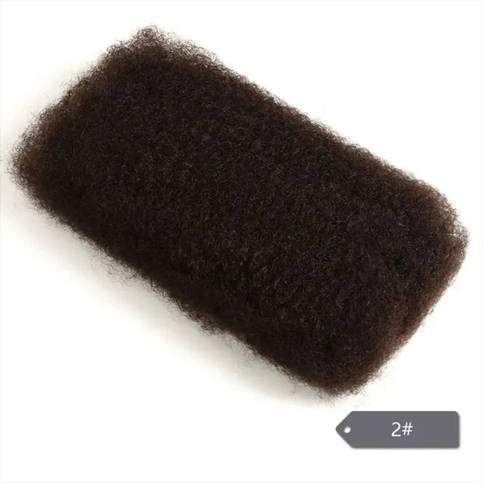 16A Virgin Afro Kinky Bulk Human Hair | Soft, Lightweight, & Long-Lasting for Braiding & Locs (50g) Luxegan
