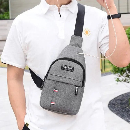 Men's Waterproof Large Capacity Fanny Pack, Adjustable Strap For Outdoor Activities, Travel Running, Hiking, And Cycling