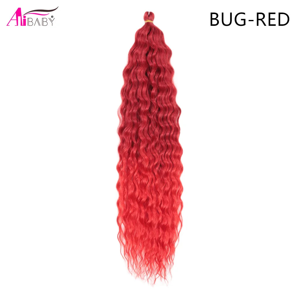 Ariel Curl Crochet Hair 22in – Ocean Wave Ombre Braiding Hair | 100g | 38 Colors | 1 or 3 Pcs - view 12