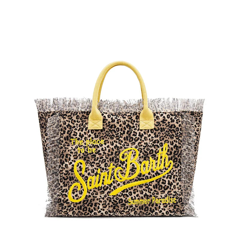 New Large Capacity Leisure Travel Bag | Handmade Canvas Tote with Tassel & Zipper Luxegan