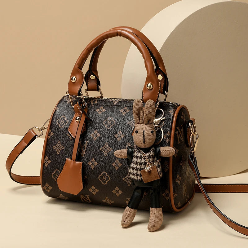 High-End Bags for Women | Fashionable Hand-Held Lock Buckle Bag, Small Square Bag, New Styles & Versatile Luxegan