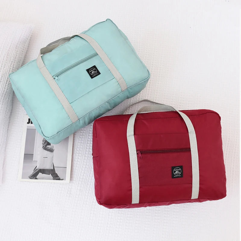 New Nylon Foldable Travel Bags | Unisex Large Capacity Shoulder Bag & Waterproof Handbag Luxegan