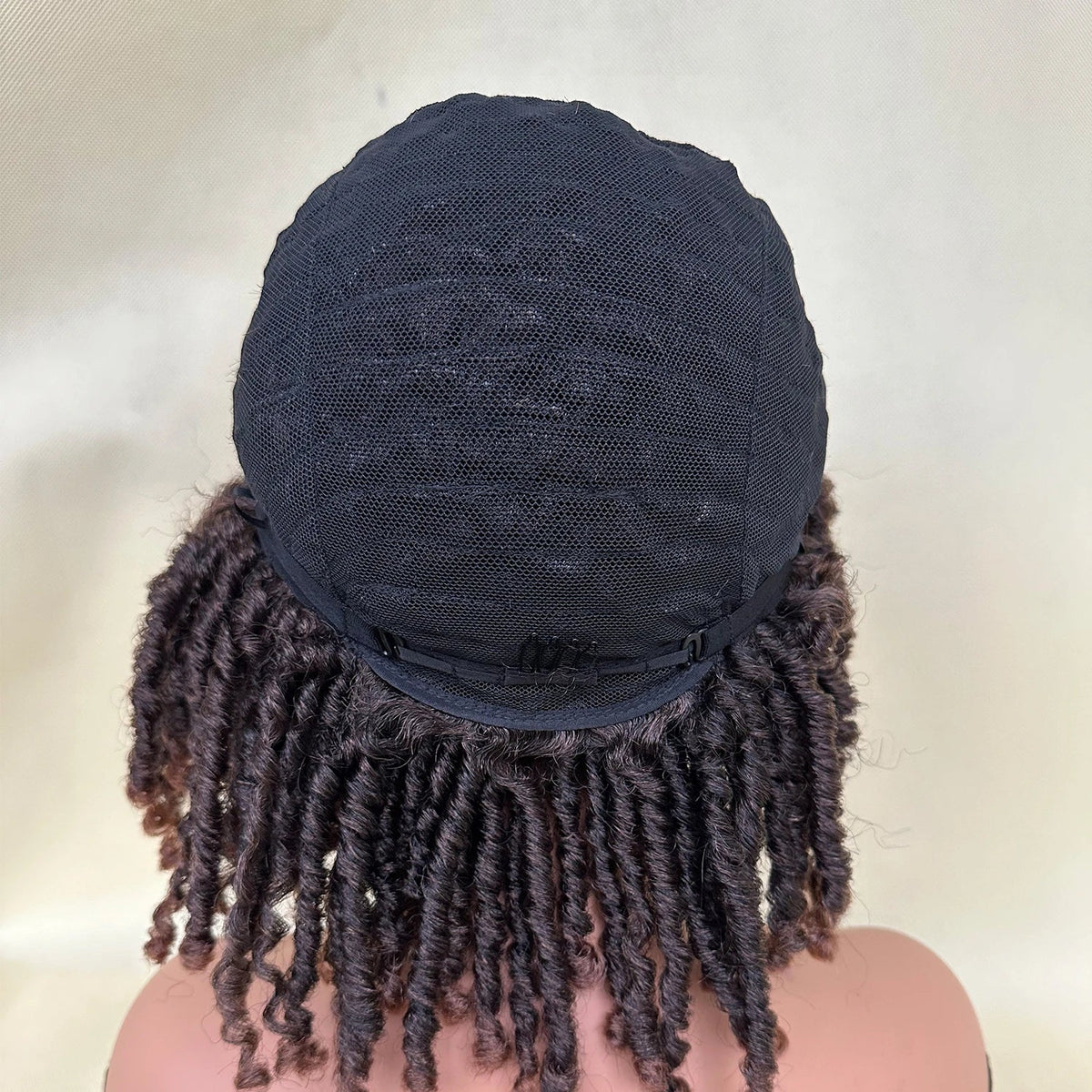 Short Synthetic Dreadlock Wig Afro Crochet Twist Hair Wigs For Black Women Curly Naturel Soft Faux Locs Wig Luxegan