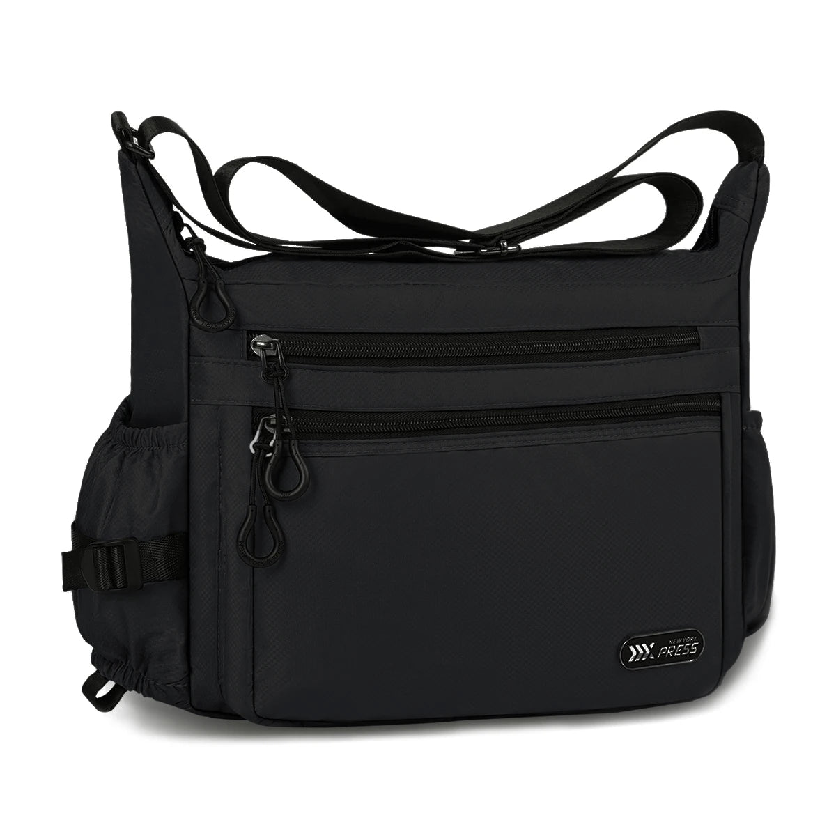 Unisex Waterproof Nylon Shoulder Bag | High-Quality Casual Crossbody Messenger Bag | Large Capacity Satchel for Women, Men & Students | Versatile Four-Season All-Weather Handbag Luxegan