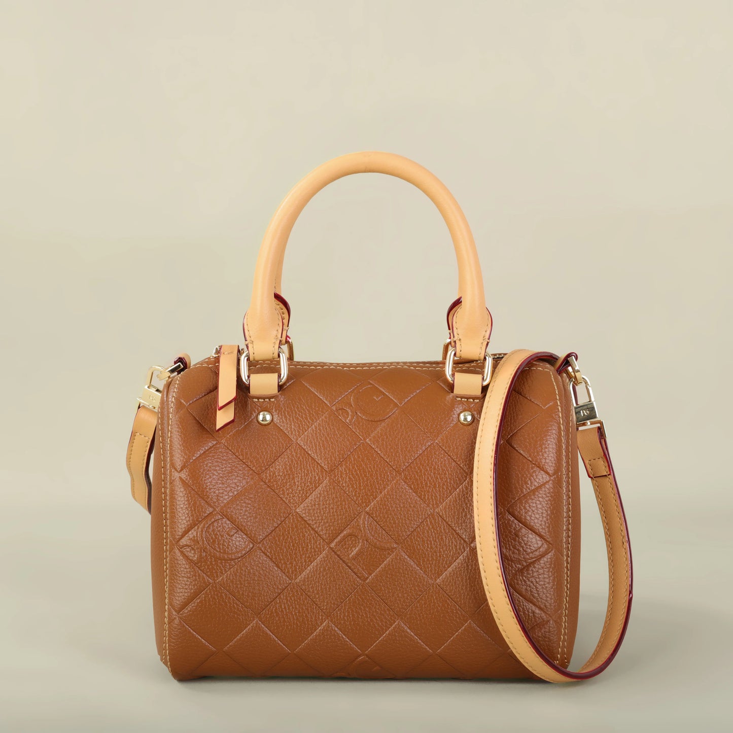 New Vintage Women's High-Capacity Handbag | Luxury Designer Bucket Bag | Classic Geometric PU Leather Shoulder & Messenger Bag (Model P3192) Luxegan