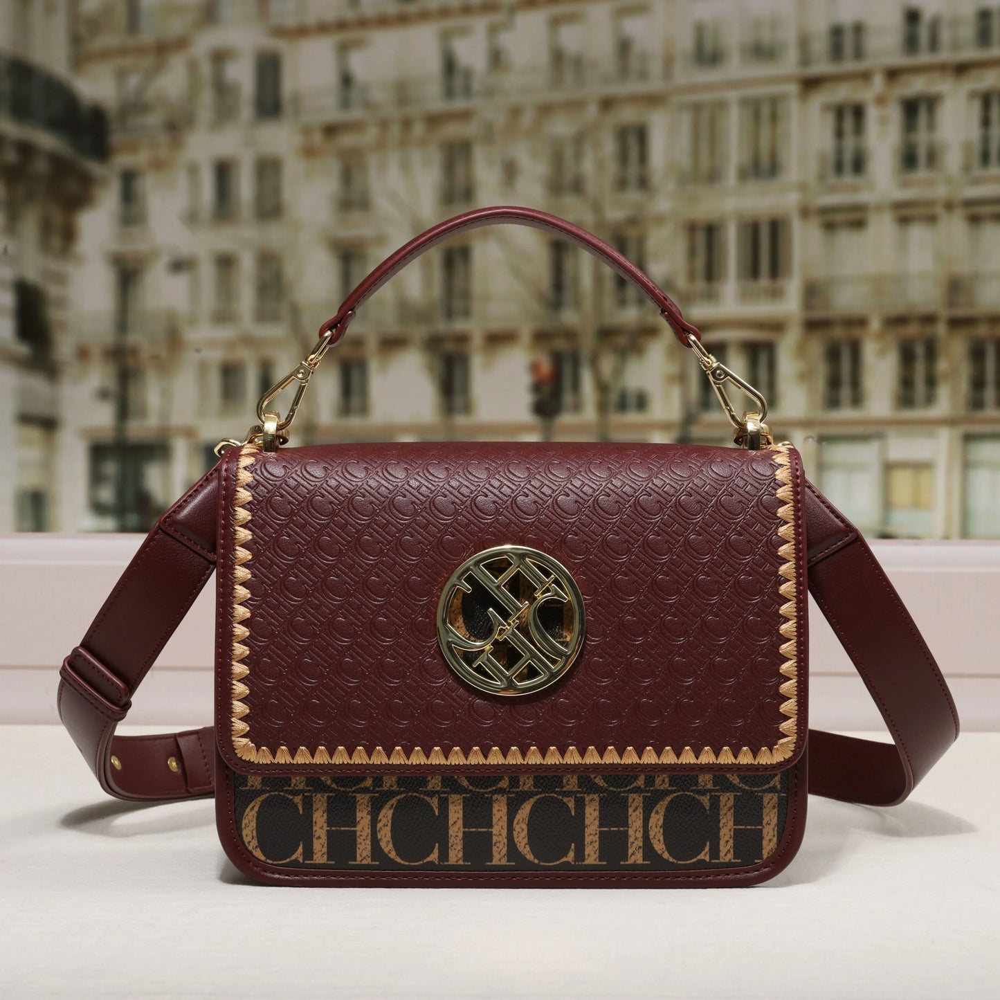 Exquisite Dark Letter Embossed Box Bag | Luxury Party Shoulder Purse Luxegan
