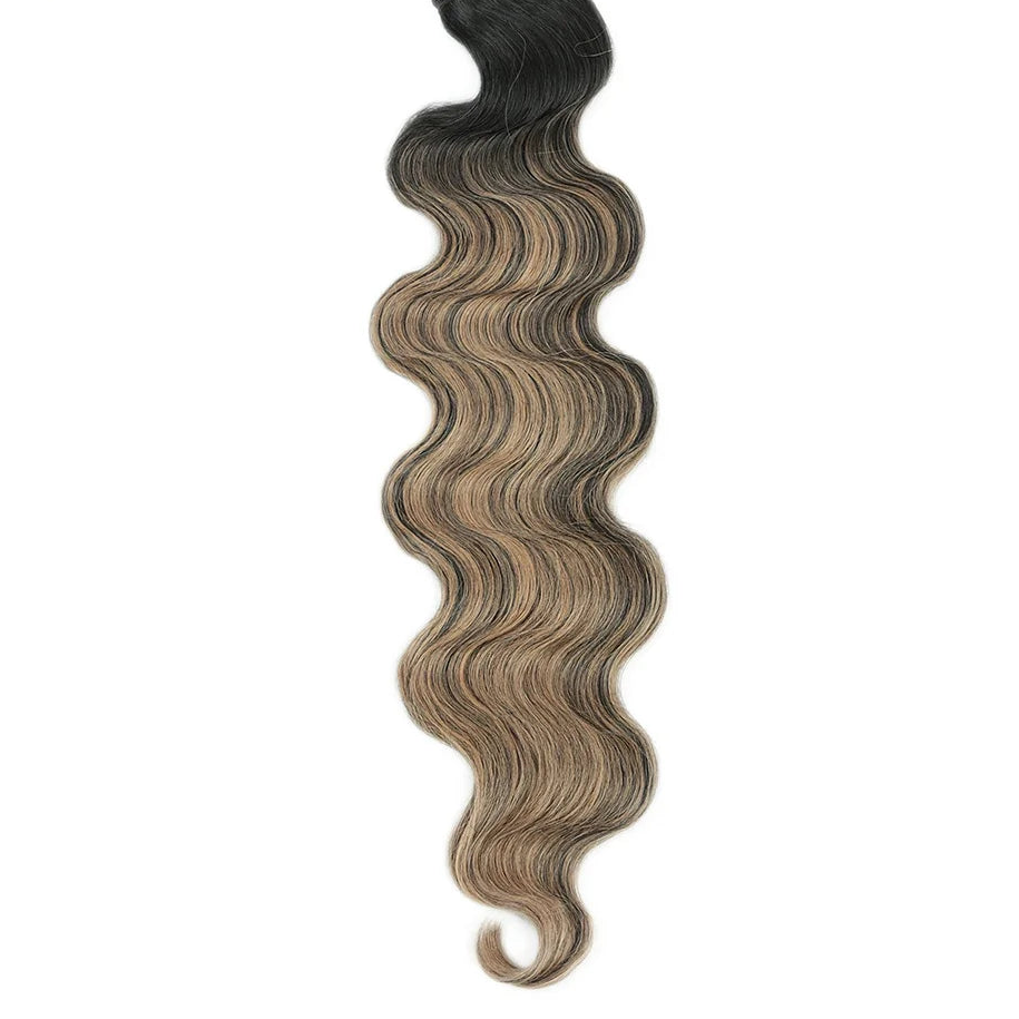Body Wave Hair Bundles | 24 Inch Synthetic Weft Extensions Luxegan