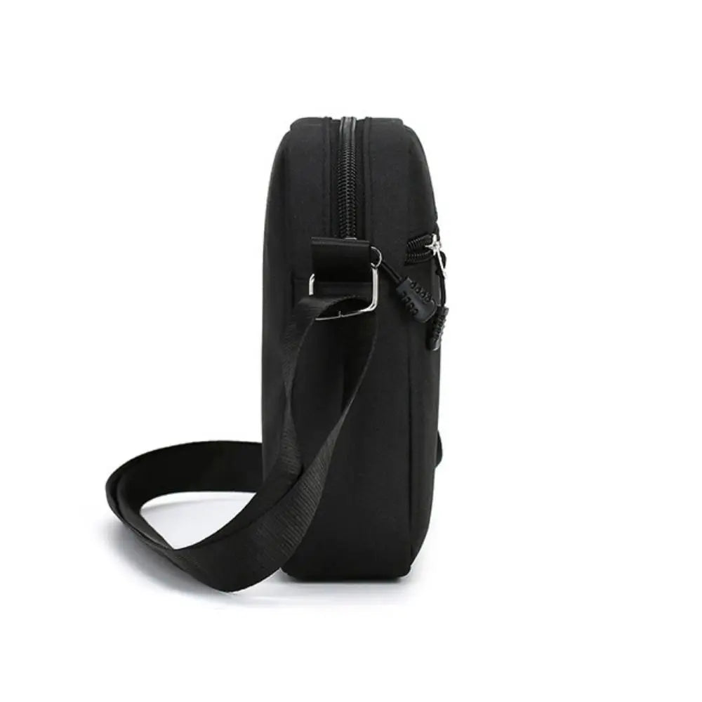 Durable Oxford Mobile Phone Bag | Sophisticated Unisex Mini Shoulder & Crossbody | Elegant Versatile Waist Pack | "Dignified" Lightweight Baguette Purse for Daily Essentials Luxegan