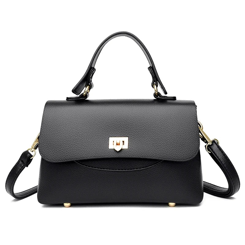 Luxury Large Capacity Multilayer Shoulder Bag | High-Quality PU Leather Designer Messenger | Sophisticated Sequined Casual Tote | Fashion-Forward Crossbody with Smart Partitioning Luxegan