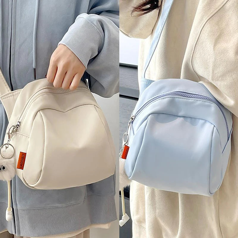 Lightweight Waterproof Shell Bag | Sophisticated "Large Capacity" Silhouette | Elegant Canvas & PU Crossbody | "Dignified" High-Performance Unisex Essential for Radiant Versatile Styling Luxegan