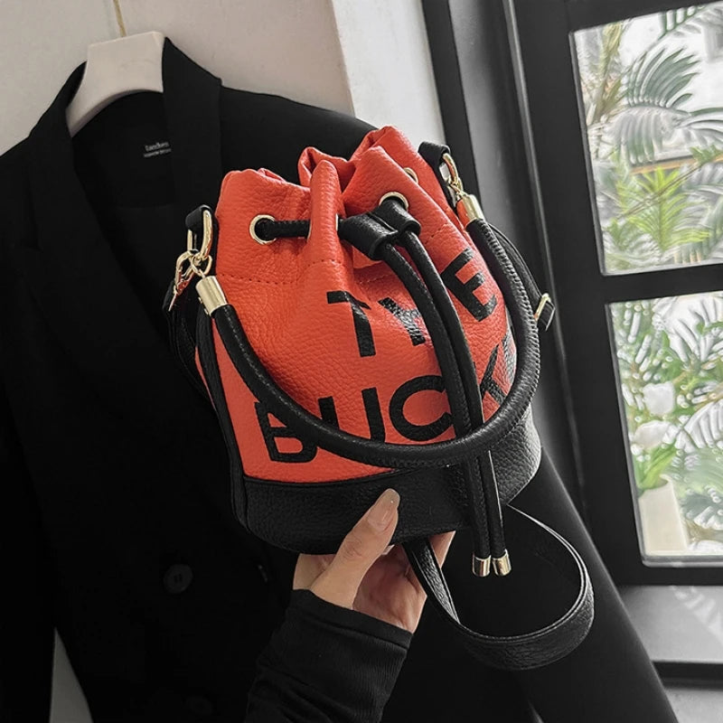 New Fashion Women's Bucket Bag Trend | Brand Casual Versatile Shoulder Bag & High-end Classic Crossbody Bag (Designer Luxury Handbag) Luxegan