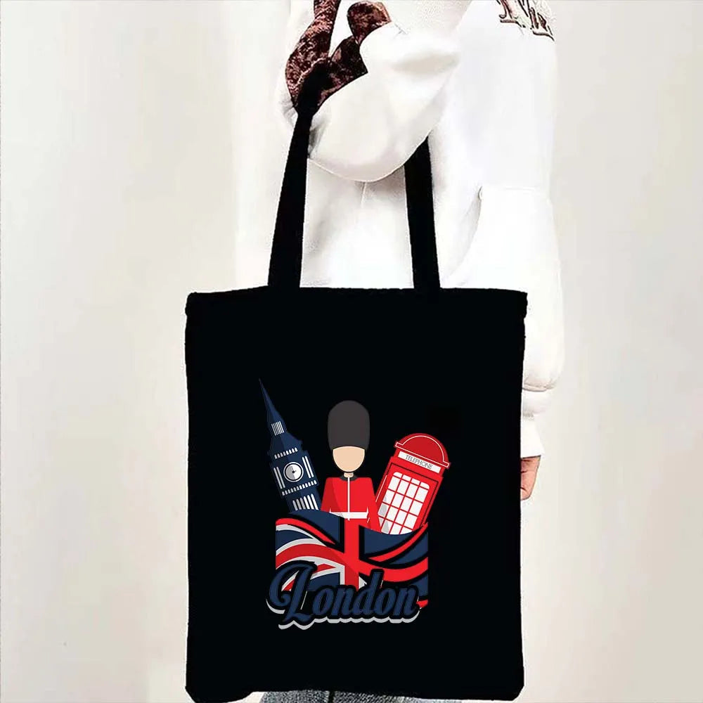 Woman's Large Capacity Canvas Tote Bag | Stylish Travel & Shopping Shoulder Handbag (Work, Gym, Grocery, Eco-Friendly) Luxegan