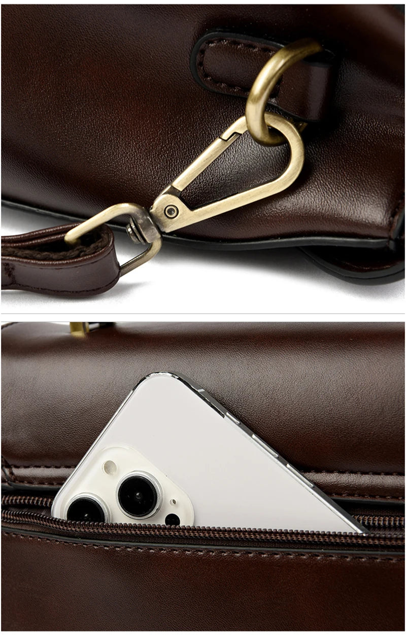 High Quality Leather Shoulder Crossbody Bags for Women 2024 Ladies Luxury Designer Fashion Handbags Female Messenger Sac A Main