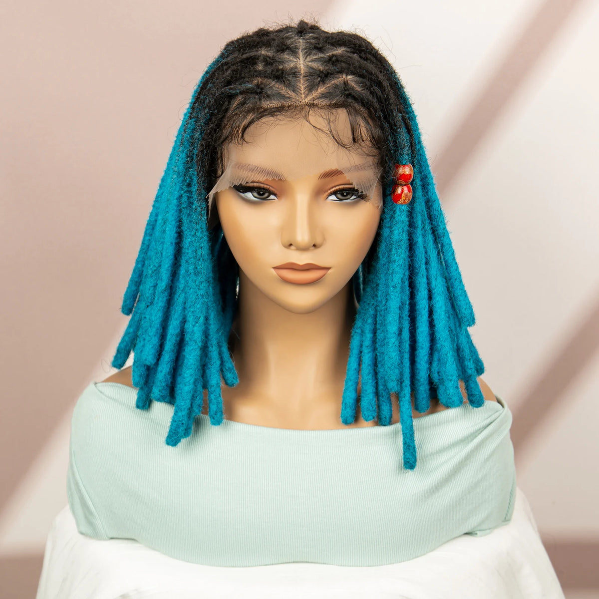 14 Inch Twisted Dreadlock Box Braided Wig | Full Lace | Baby Hair