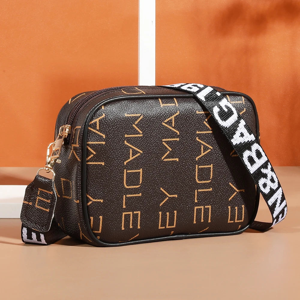 Fashion Multifunctional Small Crossbody Bag | Unisex Mini Wallet & Shoulder Bag for Daily Use & Travel (Plaid Pattern) Luxegan
