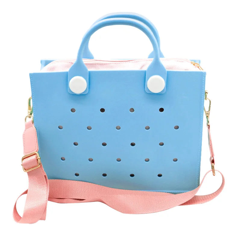 EVA Waterproof Casual Tote Bag | Large Unisex Shoulder Beach Storage Bag Luxegan