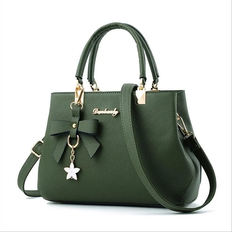 Women's Handbag Patchwork Shoulder Messenger Bag | Office Work PU Leather Female Bag & Ladies Luxury Elegant Handbag Luxegan