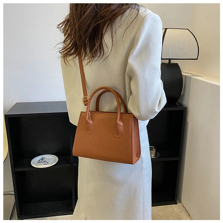 New Square Crossbody Bags for Women | Fashion Handbags & Purses & Ladies Shoulder Bag (Small Top Handle Bags) Luxegan